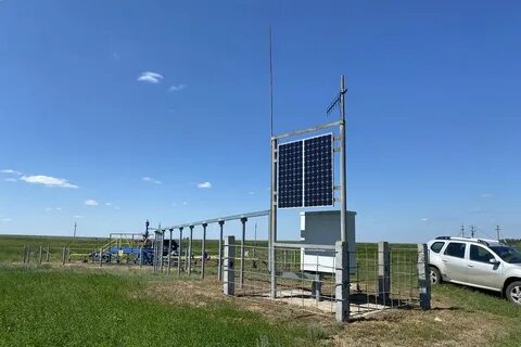 Куст газовых скважин