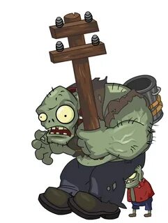 Зомби из plants vs zombies