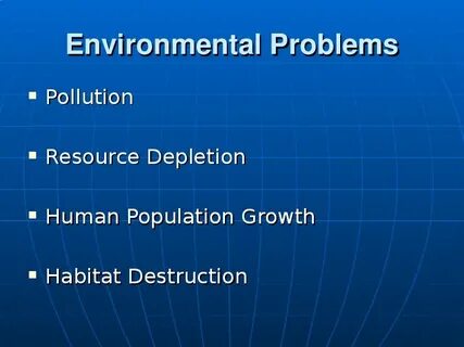 Solve the problems of environment