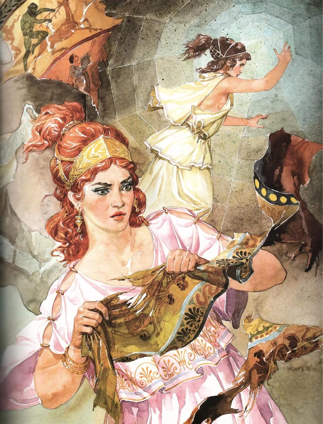 арахна древнегреческая мифология. кто арахну заколдовал 5. арахна мифология. афина и арахна. богиня пауков арахна.