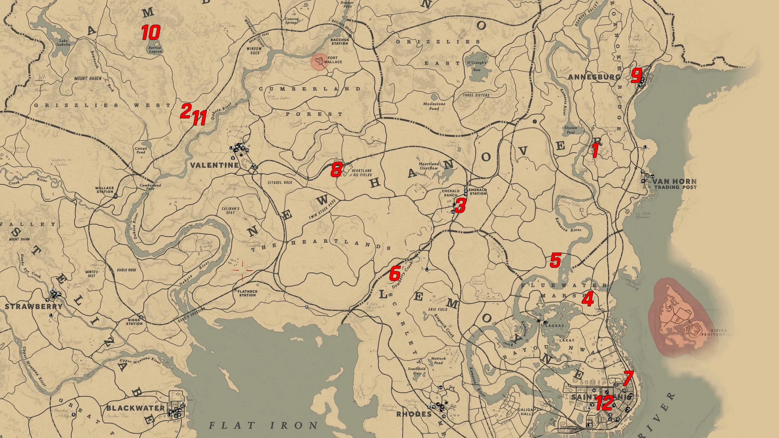 Птицы рдр рдр. Red Dead 2 вся карта. Карта Red Dead Redemption 2 real Map. Лагерь Артура в РДР 2 на карте.