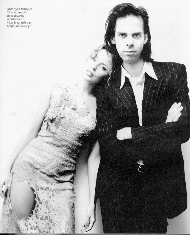 Nick minogue. Nick Cave Kylie.