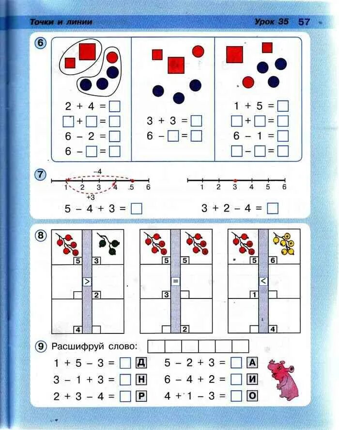 Математический урок 1 класс. Математика Петерсон 1 класс. Петерсон 1 класс 1 урок. Урок 35 математика 1 класс Петерсон.