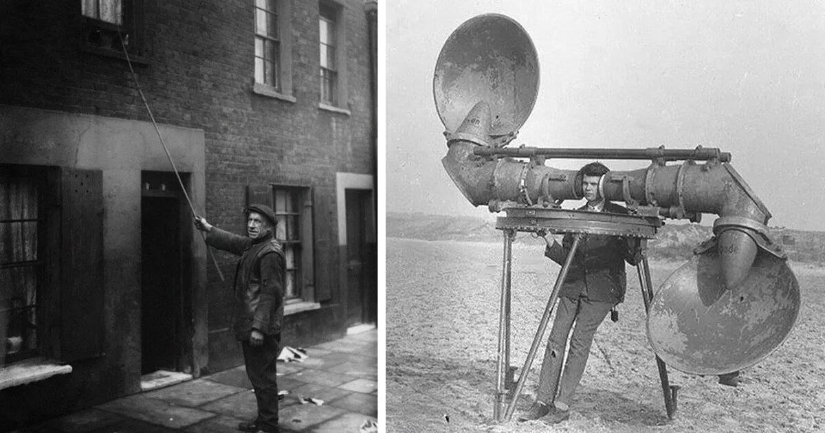 Изобретения во время войн. ЗТ-2 звукоулавливатель. Акустический локатор ПВО. Слухачи первая мировая. Слухачи на первой мировой войне.