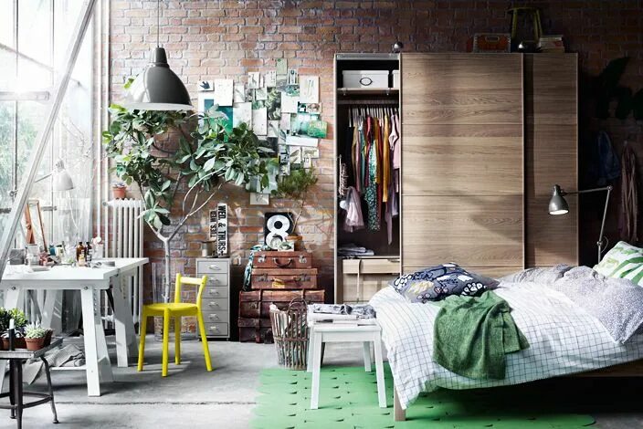 Икеа стиль лофт exposed brick Decorazione cucina, Idee cucina ikea, Arredo interni cucina