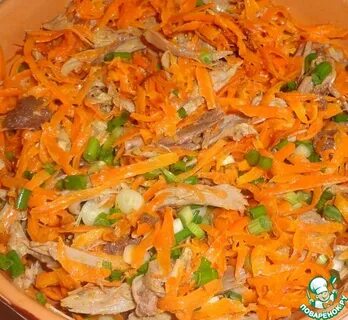 Салат с мясом и морковью рецепт