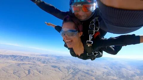 He s crazy skydiving