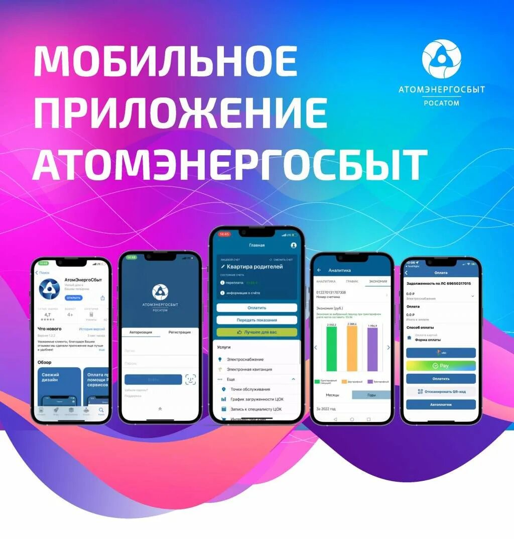 Мобильное приложение атомэнергосбыт. Мобильное приложение атомэнергосбыт
