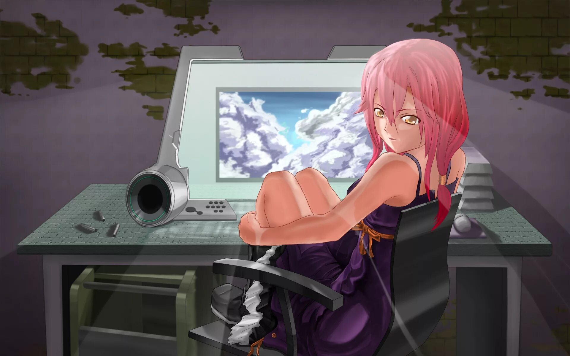 Девушки в офисе с руками за головой. Девушка в кафе арт. Парень за столом арт. Angelina arknights. Девушка и угол стола.