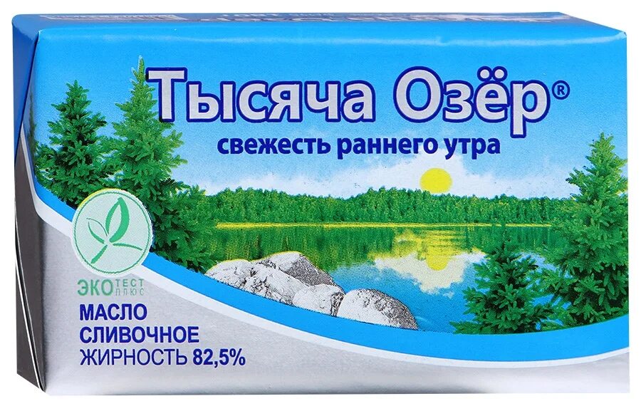 Тысяча Озёр Масло кислосливочное - купить в интернет-магазине по низкой цене на 