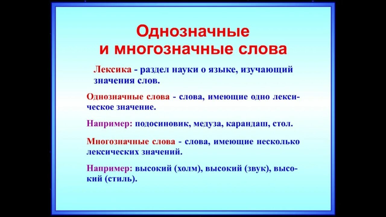 Однозначные и многозначные слова. Лексика однозначные и многозначные. Многозначные слова 5 класс. Однозначные слова и многозначные слова. Навестить лексическое значение