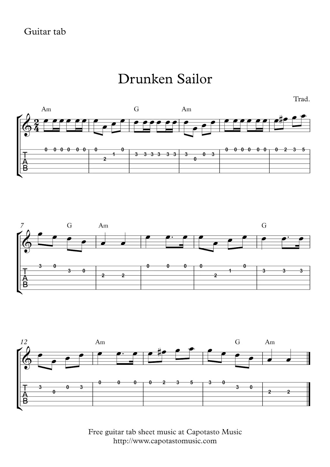 Моряк на гитаре аккорды. Drunken sailor табы. дранкен сейлор табы. drunken sailor на гитаре табы. easy guitar tabs.