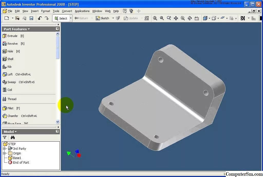 Электродвигатель аир 90l6 3d model. 3d модели stp. Step stp формат. Gmesh. 3d модели stp.