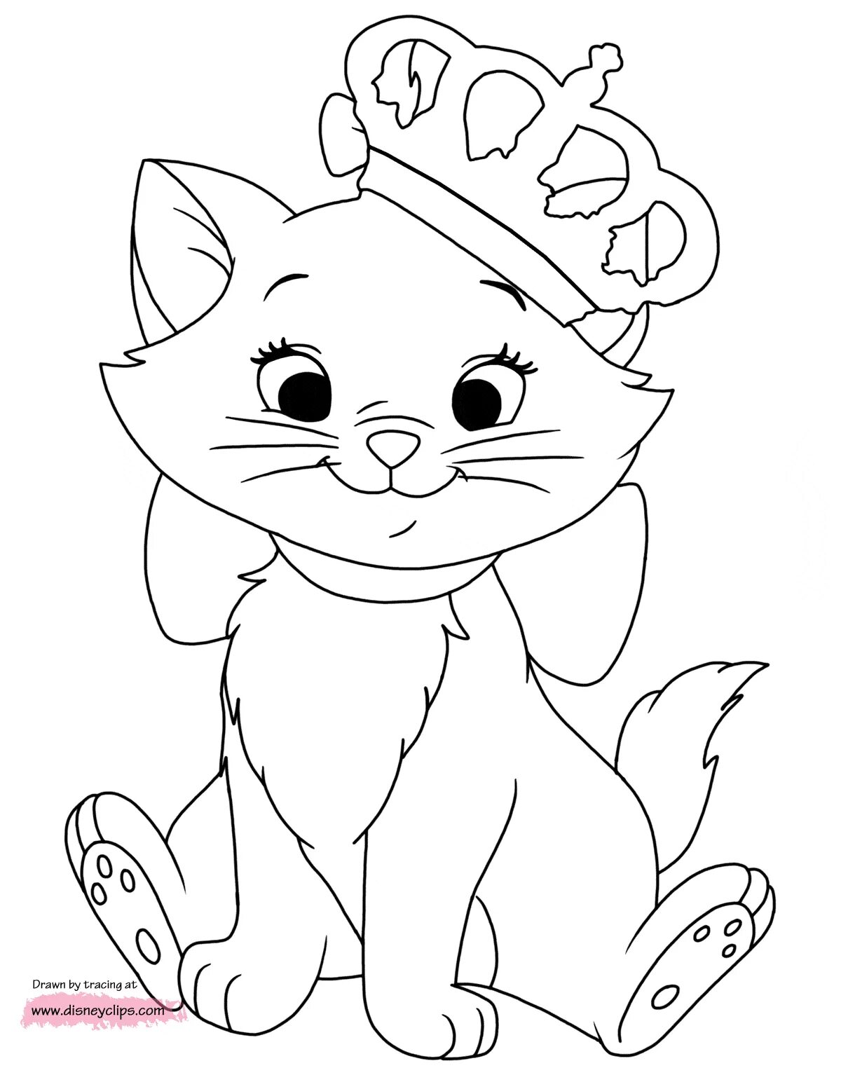 Disney Aristocats Marie Coloring Pages Disney princess coloring pages, Disney co