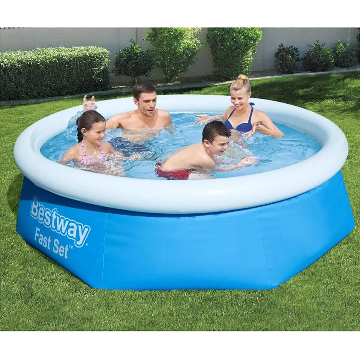 57100 intex. Бассейн надувной круглый bestway 244х61. Бассейн bestway 244. Bestway 43542. Бассейн надувной круглый bestway fast set 183х51 см 497212.