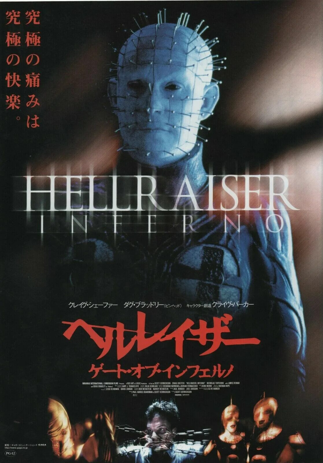 Постер Hellraiser 5. Inferno (2000). Восставший из ада 5: Преисподняя (2000). Ужасы 2000 годов лучшее