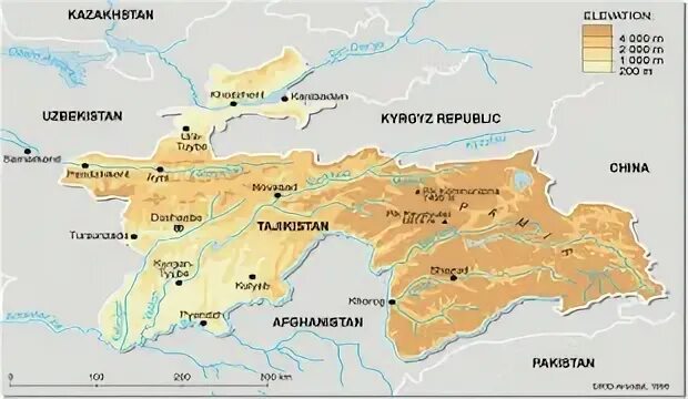Карта душанбе сити в таджикистане курс