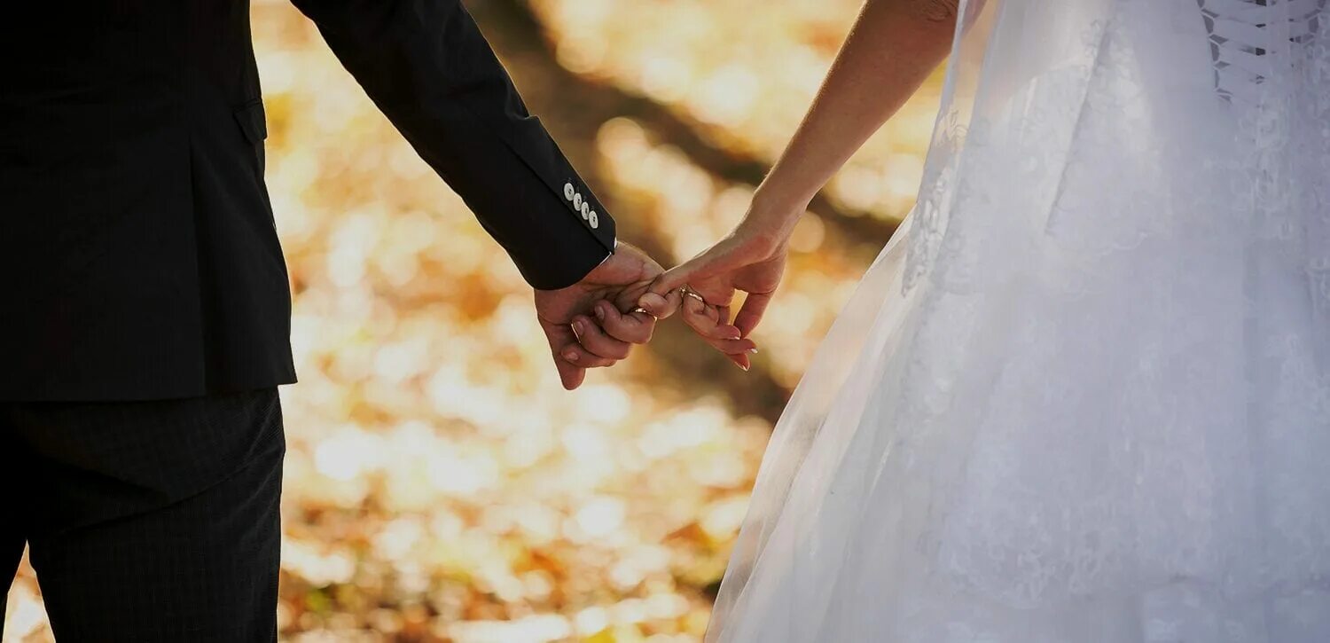 Фото жениха и невесты без лица