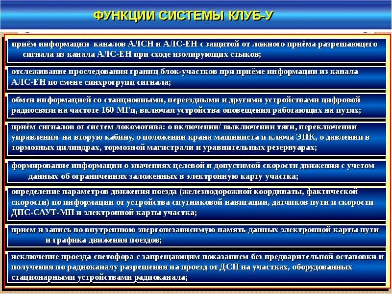 Функции движения информации. Система безопасности клуб. локомотивные устройства безопасности клуб. комплексное локомотивное устройство безопасности. функции клуб-у.