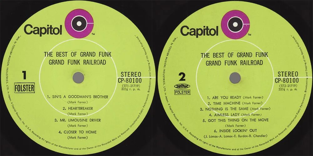 Grand funk слушать. Виниловые пластинки. Grand Funk Railroad closer to Home.