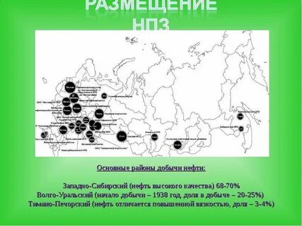 нефть газ район добычи