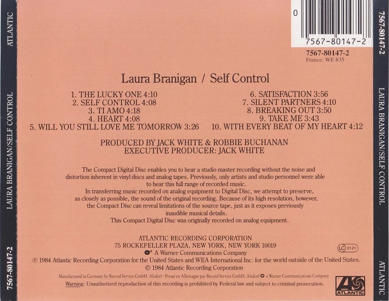 Self control mp3. Laura Branigan обложка. Laura Branigan 1984. Laura Branigan self Control 1984.