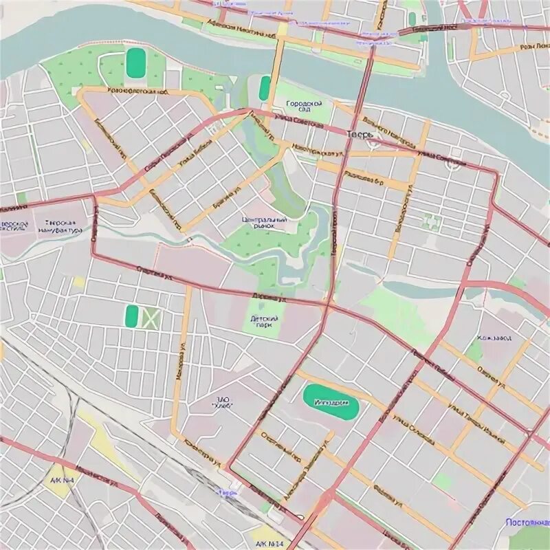 Границы твери на карте. Границы твери на карте. Тверь центр города. Тверь районы города. Карта твери с улицами.