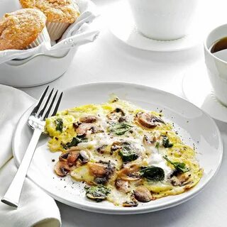 Грибы с молоком и яйцом