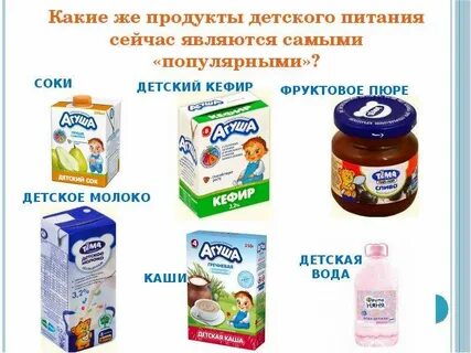 Детские продукты компания