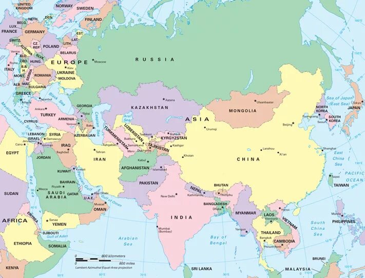 Какие государства европы и азии. Карта государств евразии. политическая карта евразии со странами и столицами на русском крупно. карта евразии с границами государств. карта евразии со странами и столицами на русском.
