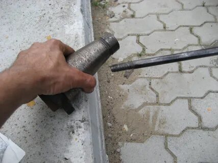 Столб забитый