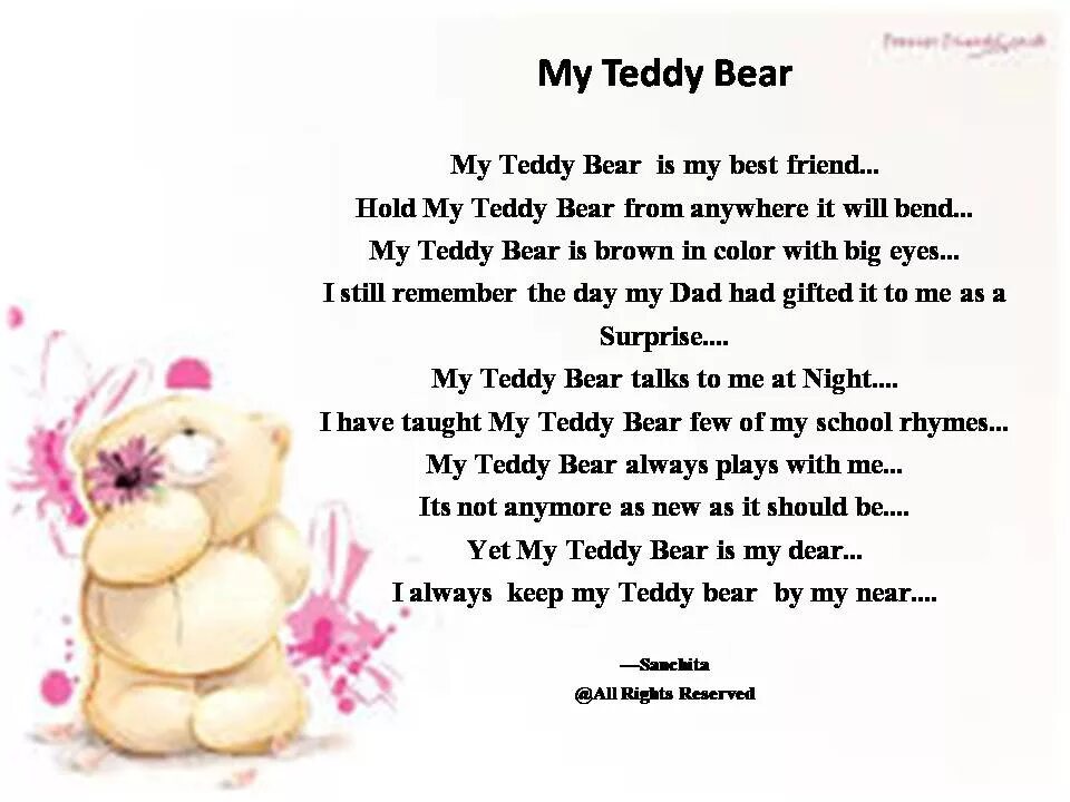 Тедди перевод. Стихотворение Teddy Bear. Teddy Bear poem. Стих на английском my Teddy Bear. Тедди на английском.