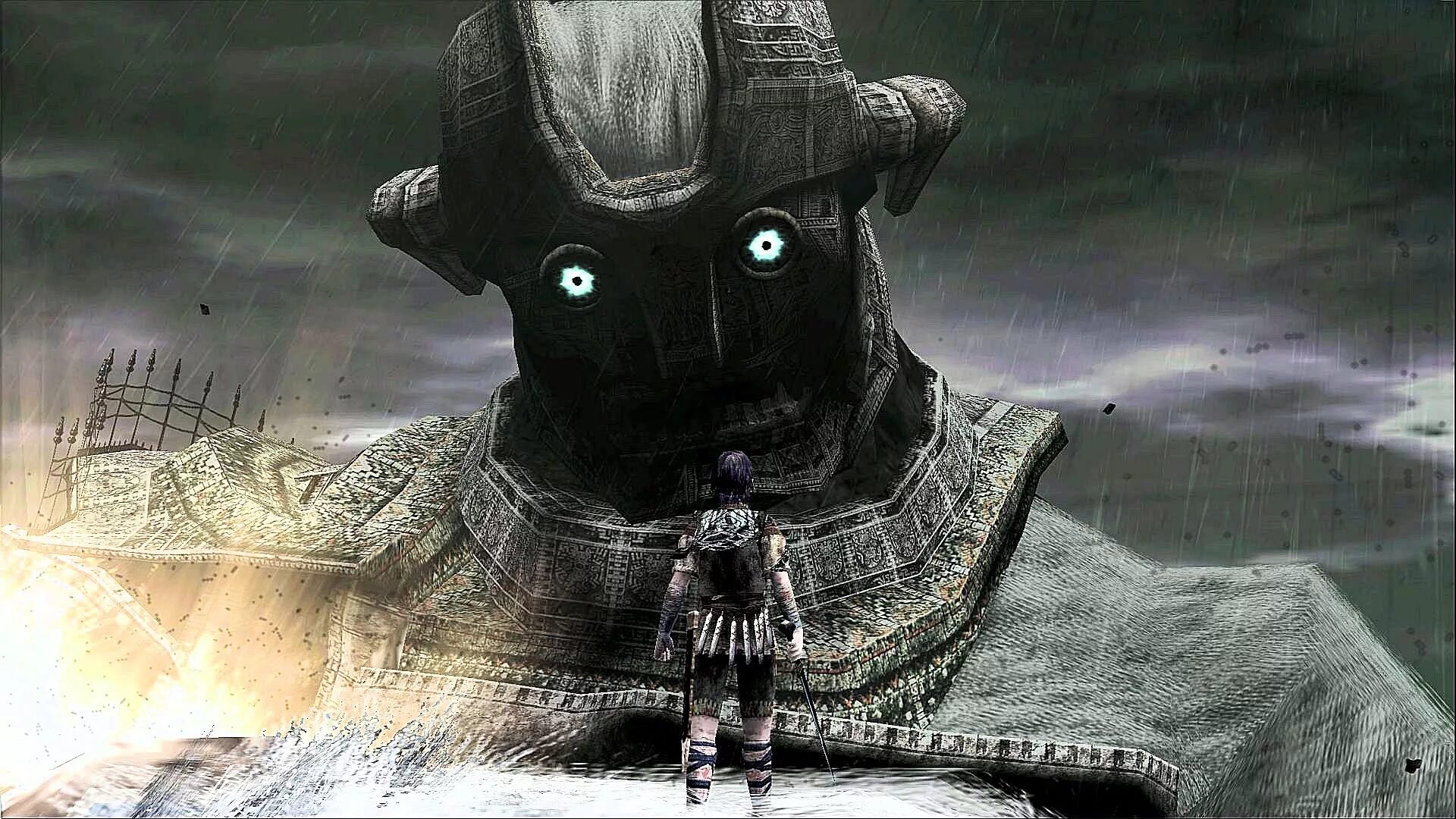 Shadow of colossus pc. Тень Колосса игра. Shadow of the Colossus 2005 и 2018. Тень Колосса ps2. Shadow of the Colossus 2005.