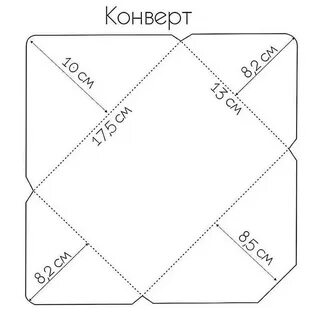 Как сделать открытку конверт