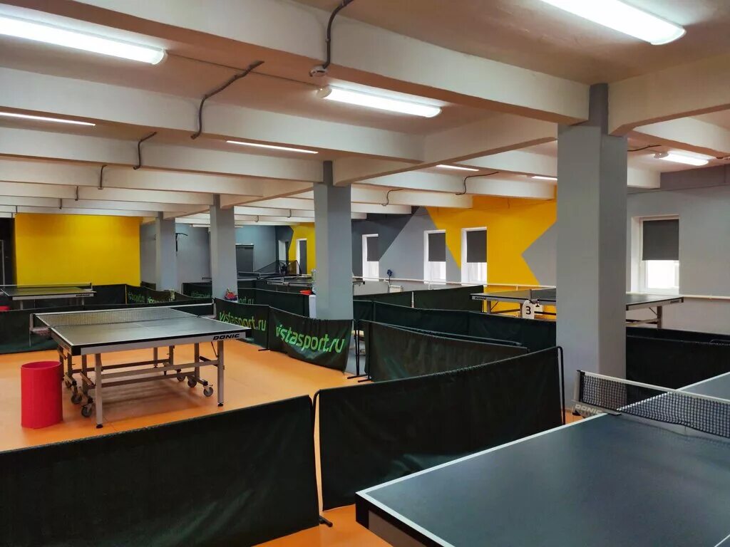 Залы для настольного тенниса