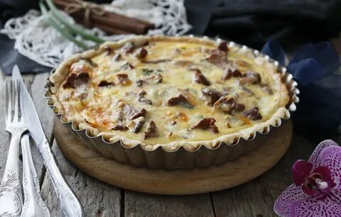Пирог с лисичками рецепт