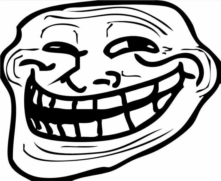 Free Premium PNG Fanny Trollface Internet troll Rage comic Internet meme, frustr