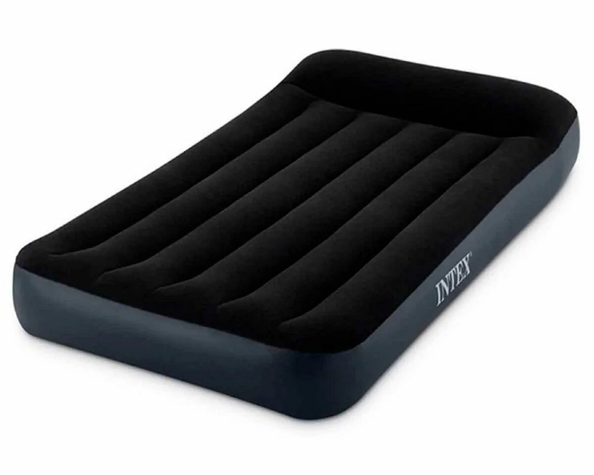 Надувной матрас Intex 64141. Надувной матрас Intex 64146. Intex Pillow rest Classic Bed Fiber-Tech. Intex Twin Deluxe Pillow rest raised Airbed with Fiber-Tech Bip, Эл/н220v, 191х99х42. Купить надувной матрас с насосом недорого