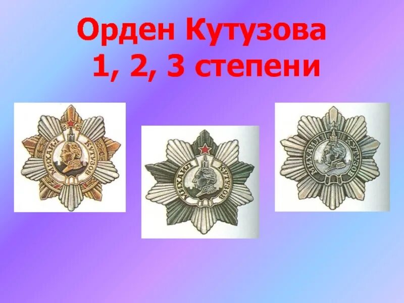 Орден Кутузова 3 степени. Орден Кутузова 1-3 степени. Орден Кутузова 2 степени. Орден Кутузова 1 степени. Орден 1 2 3 степени