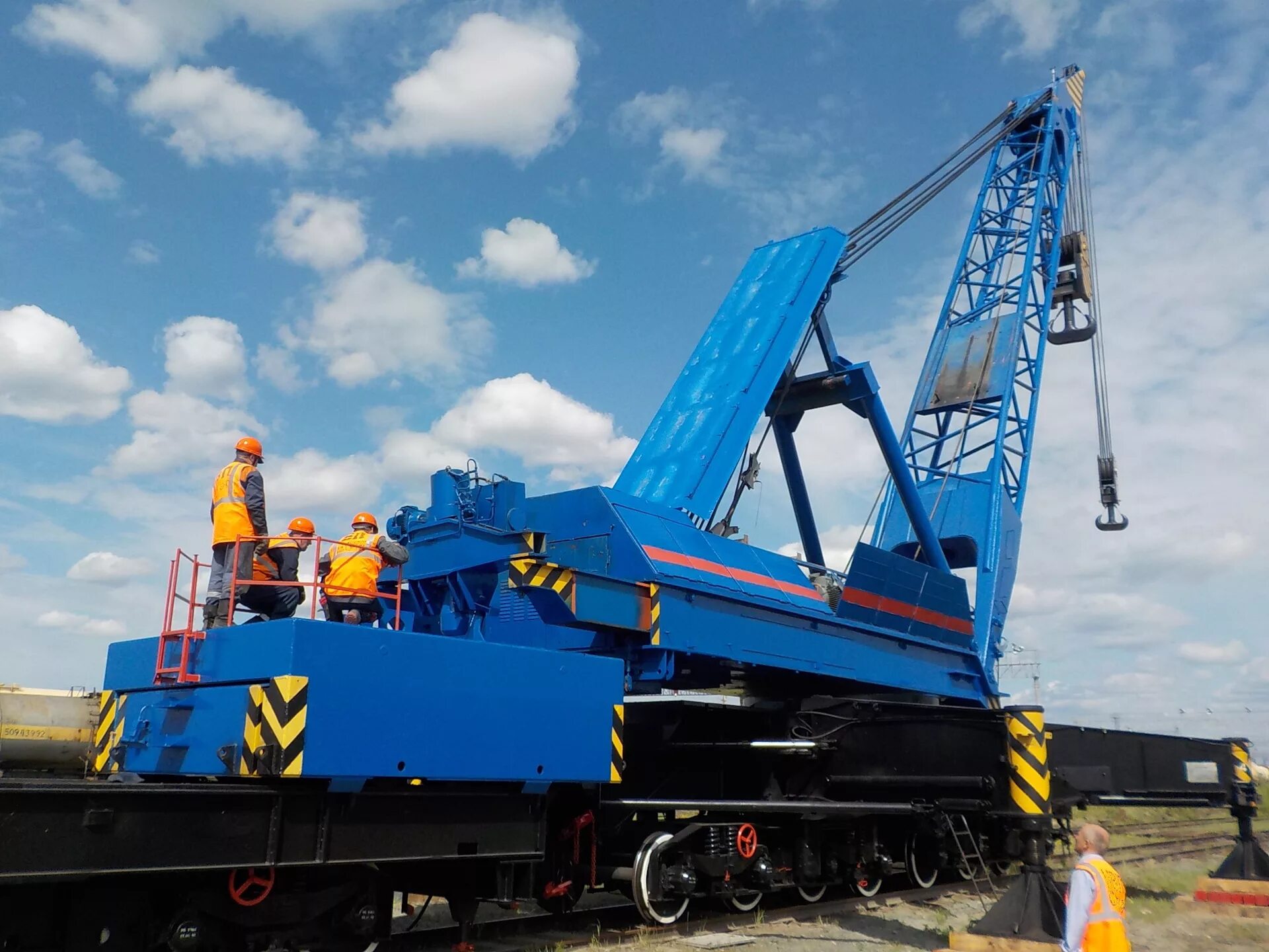 Железнодорожные краны СМ-515 и СМ-539. Фотогалерея сайта www.techstory.ru