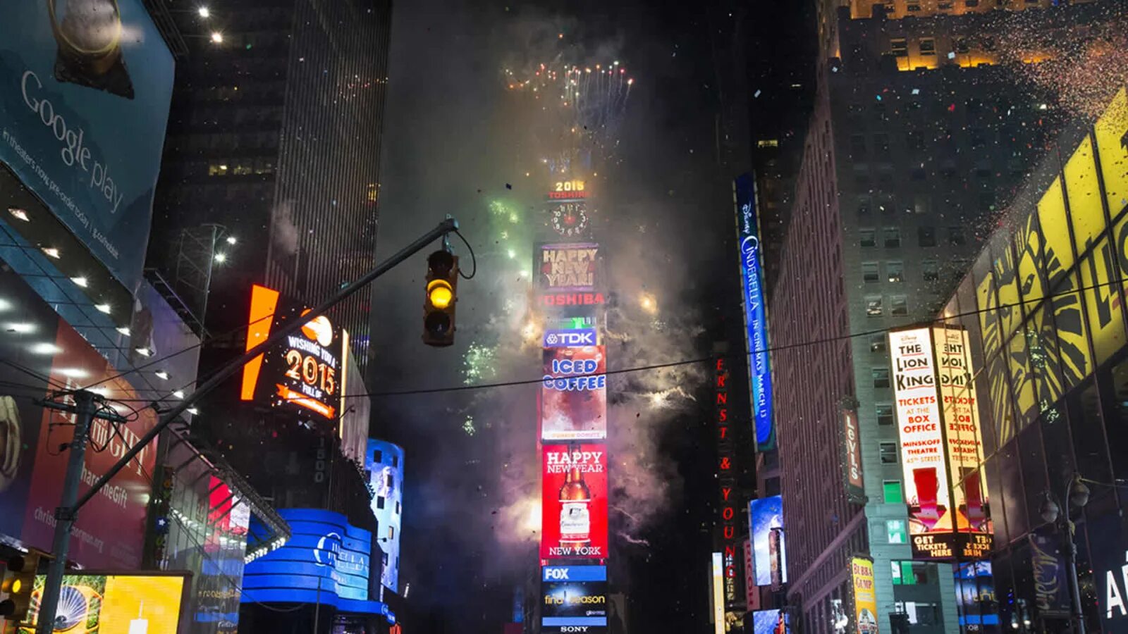 Time square new year