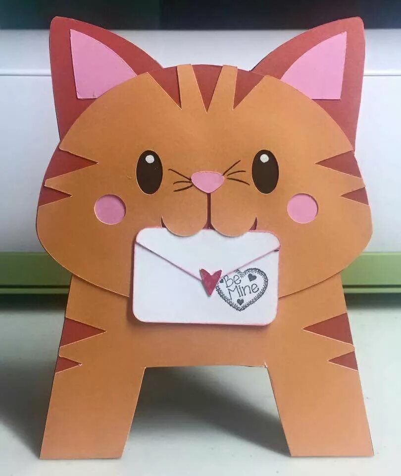 Поделка котик. Котик из бумаги своими руками. Поделка кошечка из бумаги. Поделка из картона котик. Бумажные кошечки