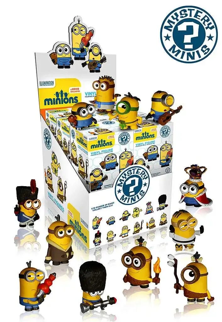 Мини минь. Фигурка funko mystery minis миньоны. funko mystery minis minions 2. mystery minis: minions 2 (миньоны 2) 47794 (цена за 1 шт.). коробочки funko mystery minis миньоны.