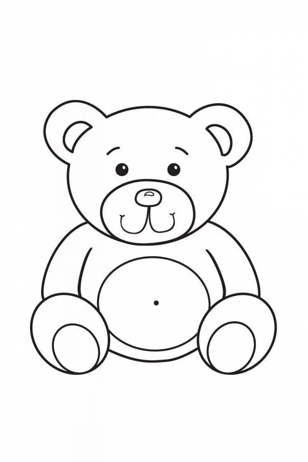 Раскраски детские игрушки. Медведь раскраска для детей. Медвежонок раскраска для детей. Медвежонок картинка для детей раскраска. Раскраски для детей 3 года мишки