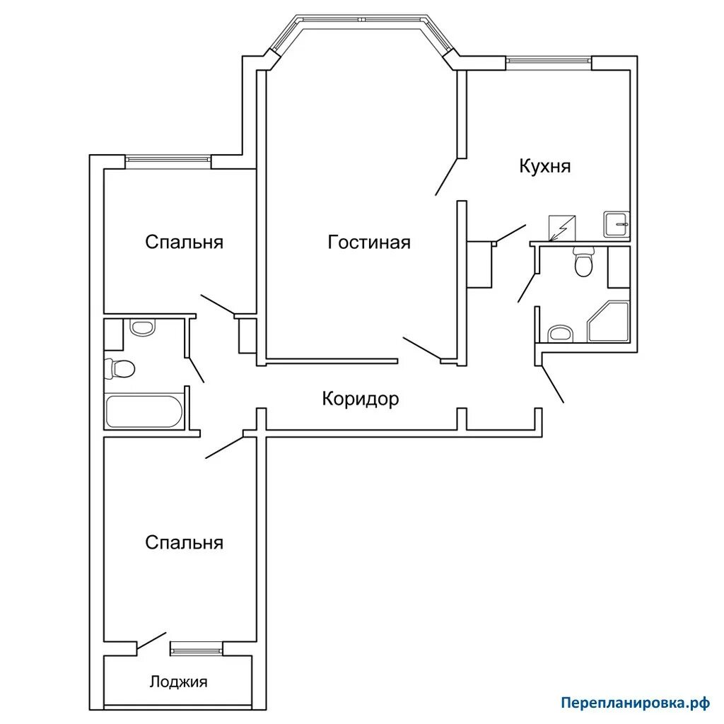 план трехкомнатной квартиры. план квартиры 3 комнаты. планировка п43 трешка перепланировка. схема квартиры 3-х комнатной хрущевки. схема планировки п44 трешка.