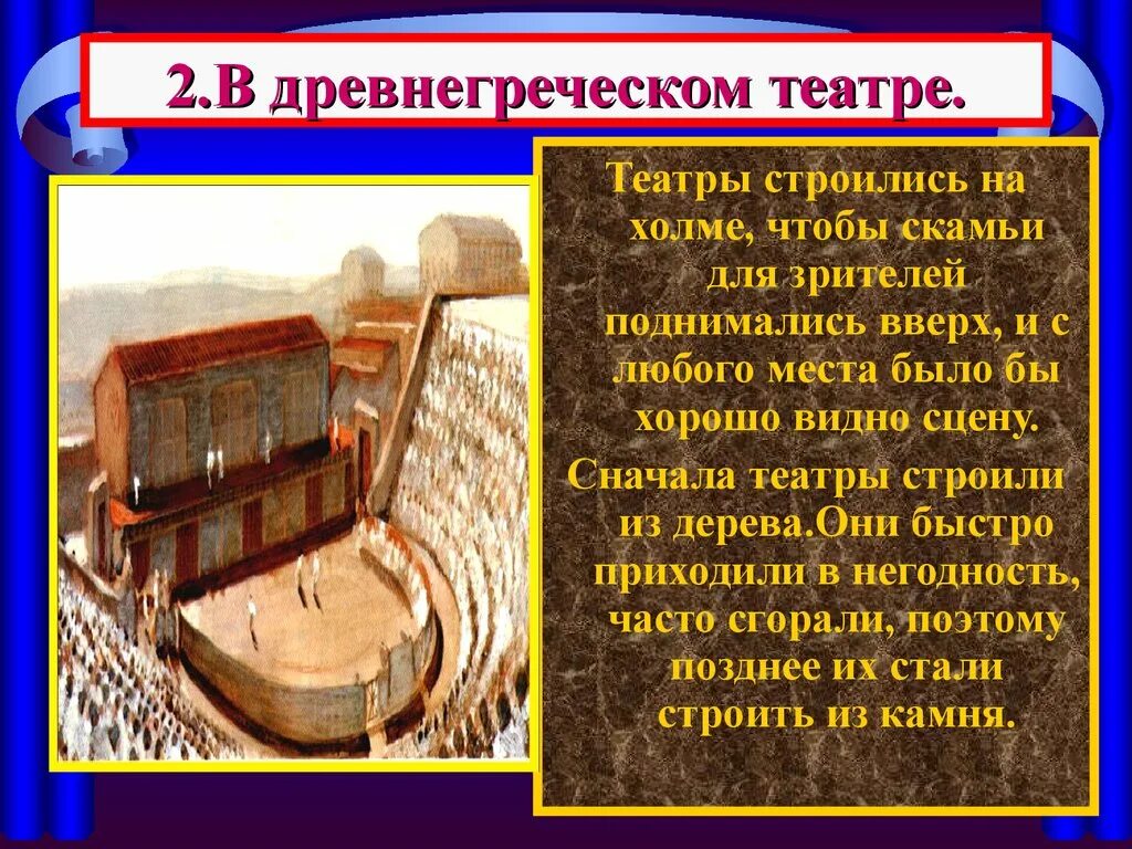 Слово театр греческого происхождения. Теарт древней Греции доклад. Театр возник в древней Греции 5 класс. Античный театр Греции доклад. Возникновение театра в древней Греции.