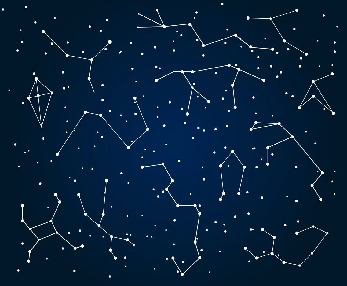 Constellation. Созвездия. Звездные созвездия. Созвездия на черном фоне. Звездное небо определить созвездия
