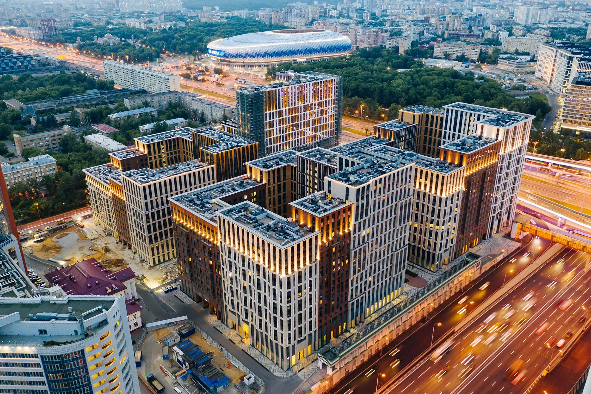 Площадь жилого комплекса