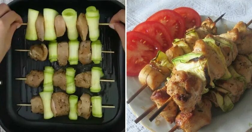 Шашлык с луком на сковороде. Куриные шашлычки с кабачками. шашлык с авокадо. шашлычки из курицы с цукини. куриный шашлычок с цукини.