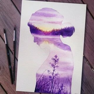 Рисунок красками это